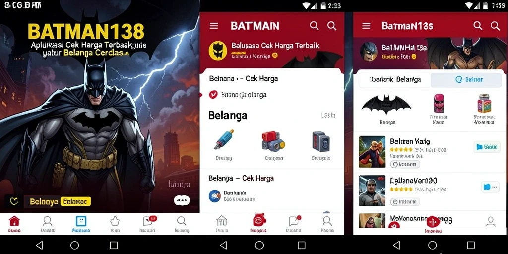 Tampilan antarmuka BATMAN138 untuk Cek Harga produk.