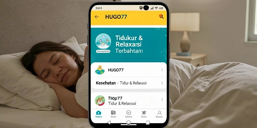 Antarmuka aplikasi HUGO77 yang sederhana dan intuitif.