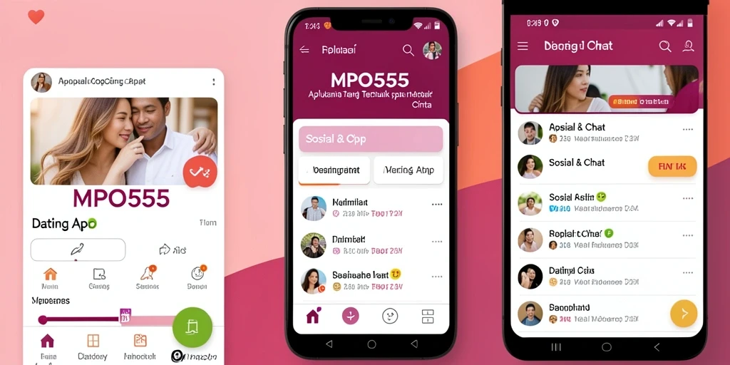 Tampilan antarmuka MPO555 yang modern dan menarik.