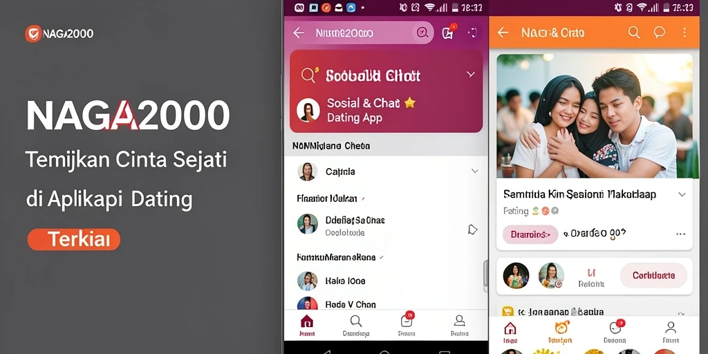 Tampilan antarmuka NAGA2000 yang modern dan menarik untuk digunakan.