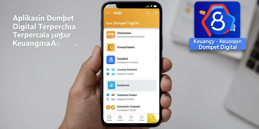Tampilan antarmuka RR89 yang intuitif dan menarik untuk Dompet Digital.
