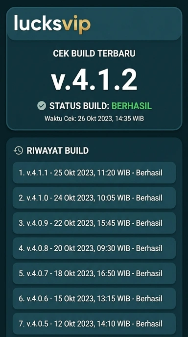 Riwayat Versi lucksvip untuk Pengguna Android